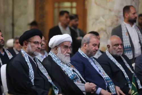 صحن حضرت زهرا(س) در نجف رسما راه اندازی شد بعلاوه عکس