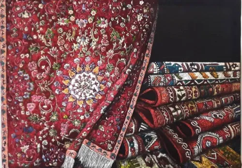 نمایشگاه گروهی هنر فرش بر بوم در گالری پردیس ملت