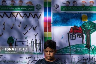 نقاشی كودكان تهرانی درشهر اكران می شود